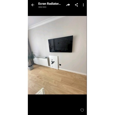 Mască decorativă pentru calorifer modern cu șemineu electric V-5 Mască decorativă pentru calorifer modern cu șemineu electric V-5