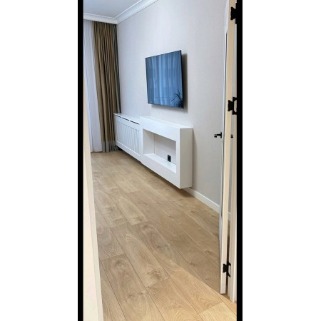 Mască decorativă pentru calorifer modern cu șemineu electric V-5 Mască decorativă pentru calorifer modern cu șemineu electric V-5