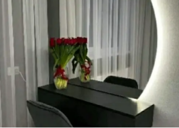 Радиусное зеркало с подсветкой   V-8