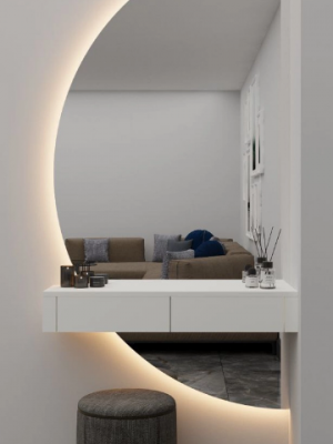 Декоративное зеркало на стену прихожей V-18