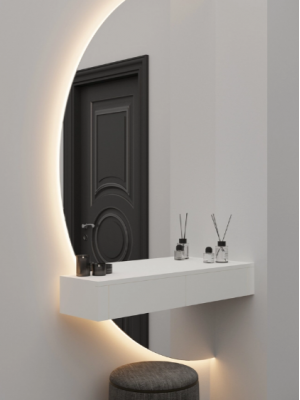 Декоративное зеркало на стену прихожей V-19