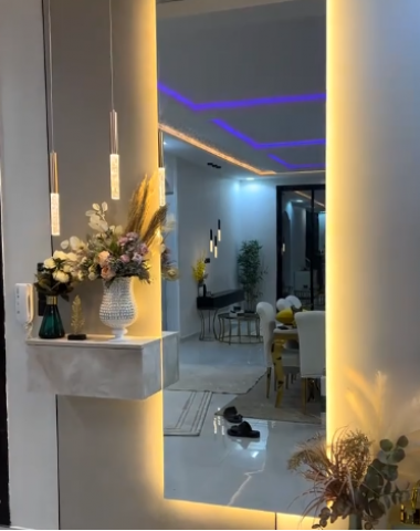 Зеркало со светодиодной подсветкой для прихожей V-25