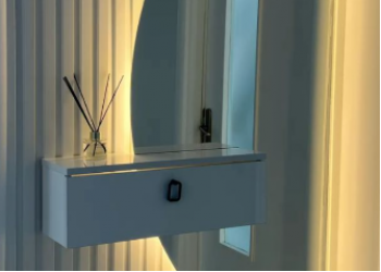 Oglinda iluminare led perete hol V-26