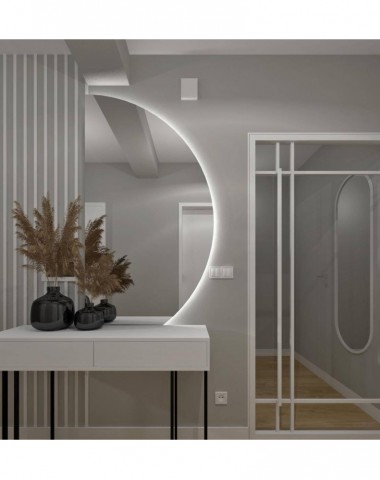 Радиусное зеркало с подсветкой V-9 Радиусное зеркало с подсветкой V-9